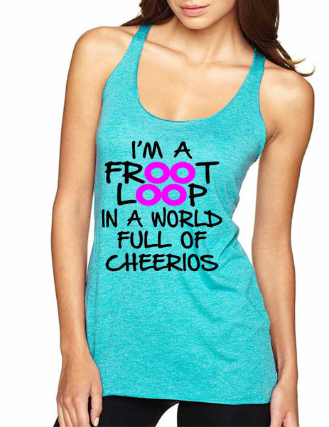 Women's Tank Top I'm A Froot Loop Cool Funny Top - ALLNTRENDSHOP - 4
