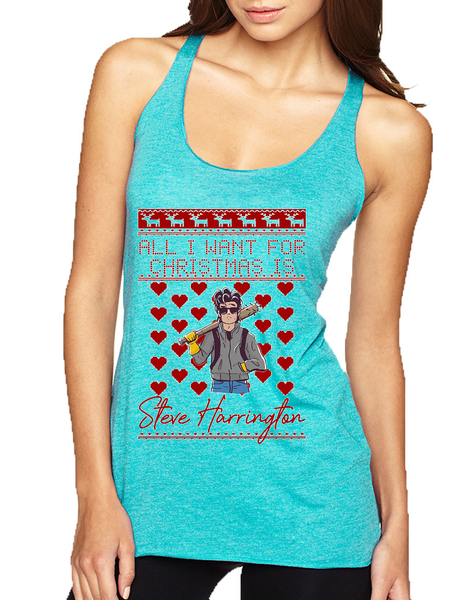 All I Want For Christmas Is Harrington Stranger Xmas Women's Tank