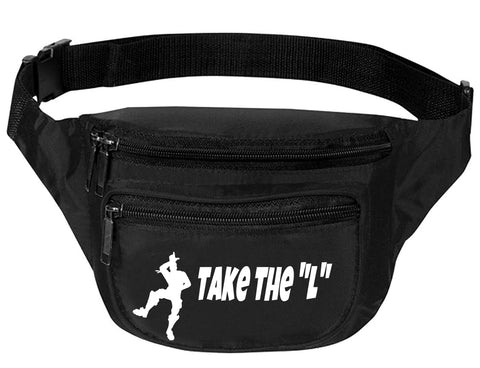 Adult Waist Pack Take The L Trendy Sport Pack Cool Dance Bag Fun Pack