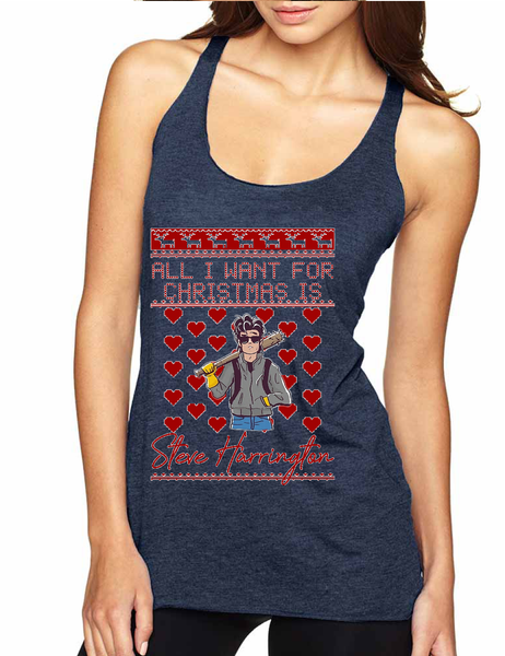 All I Want For Christmas Is Harrington Stranger Xmas Women's Tank