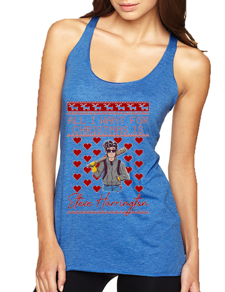 All I Want For Christmas Is Harrington Stranger Xmas Women's Tank