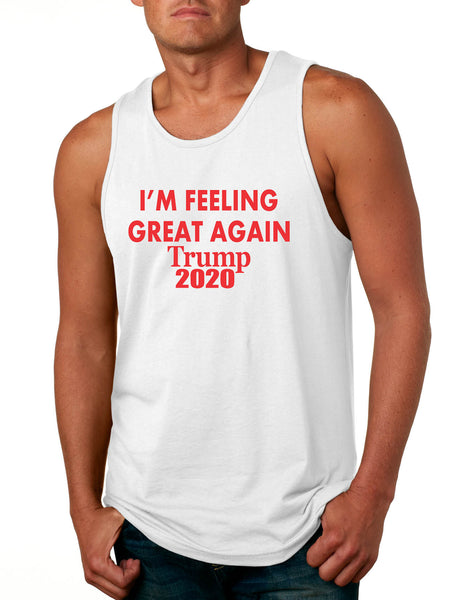 Men's Tank Top Feeling Great Again Trump 2020 Love USA President Top