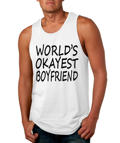 World's OKayest boyfriend men jersey tank top - ALLNTRENDSHOP - 5