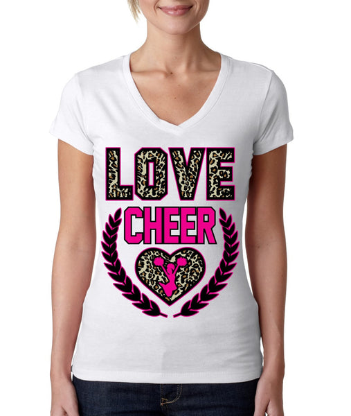 Love Cheer Leopard Womens Sporty V - ALLNTRENDSHOP - 4