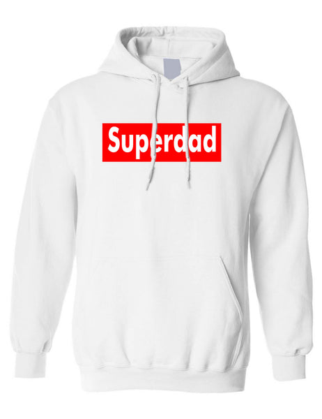Men's Hoodie Super Dad Top Fathers Day Gift Idea Love Best Daddy