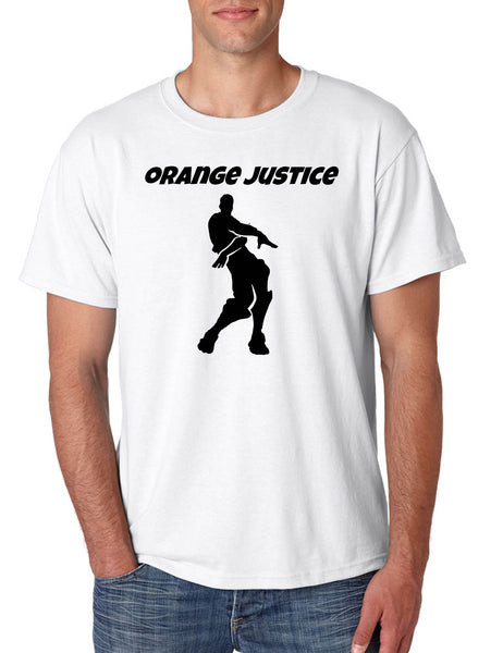 Men's T Shirt Orange Justice Move Dance Trendy Dancing Dancer Gift