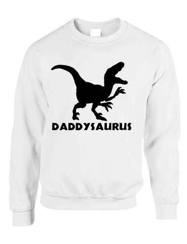 Men's Sweatshirt Daddy Saurus Fathers Day Gift Love Dad Matching Top