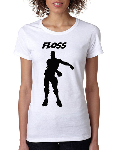 Women's T Shirt Floss Black Trendy Floss Dance Shirt Flossing Dancer