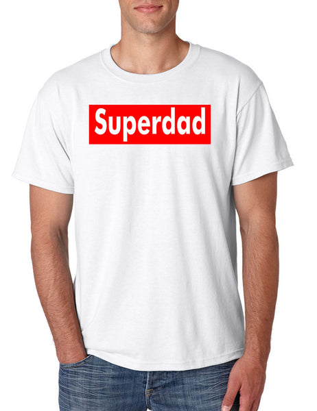 Men's T Shirt Super Dad Tee Fathers Day Shirt Best Daddy Gift Idea