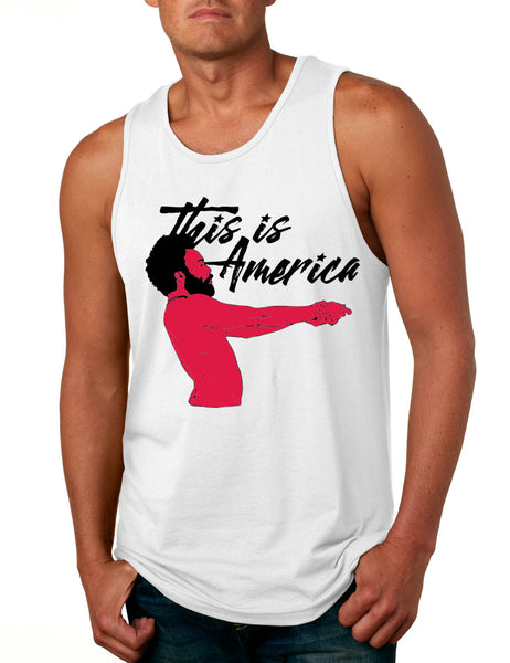 Men's Tank Top This Is America Trendy Top Cool Popular Shirt