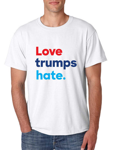 Men's T Shirt Love Trumps Hate Elections 2016 USA Tee - ALLNTRENDSHOP - 1