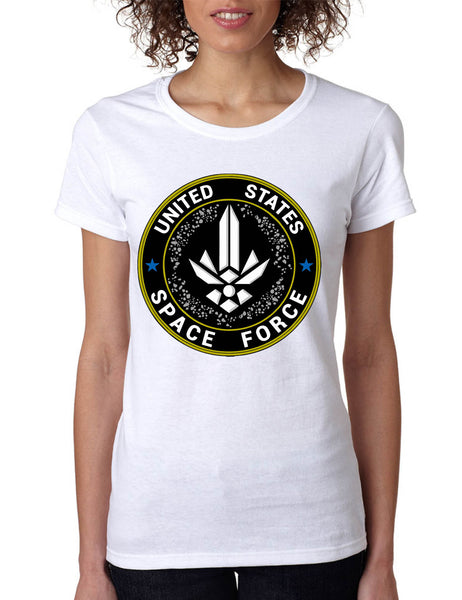 Women's T Shirt United States Space Force USSF Tshirt Love America