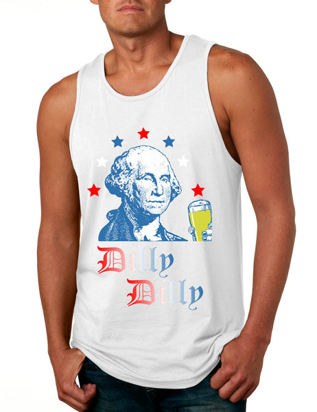 Men's Tank Top George Washington Dilly Dilly 4th Of July Cheers Gift