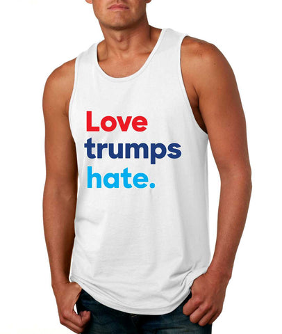 Men's Tank Top Love Trumps Hate Elections 2016 USA Top - ALLNTRENDSHOP - 1