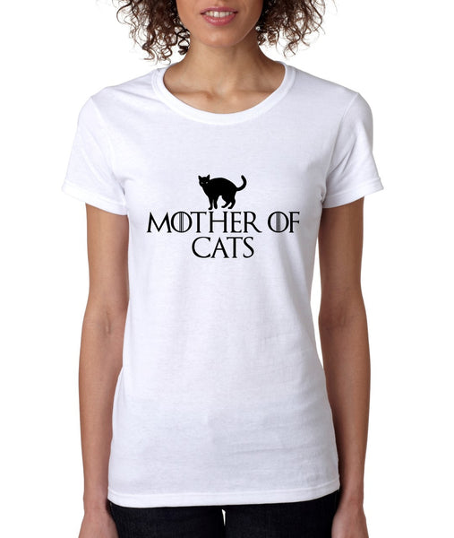 Mother of cats womens t-shirt