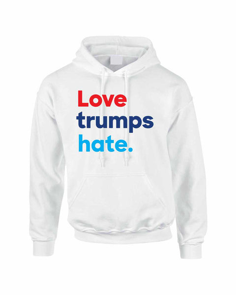 Adult Hoodie Love Trumps Hate Donald Trump USA Sweater - ALLNTRENDSHOP - 5