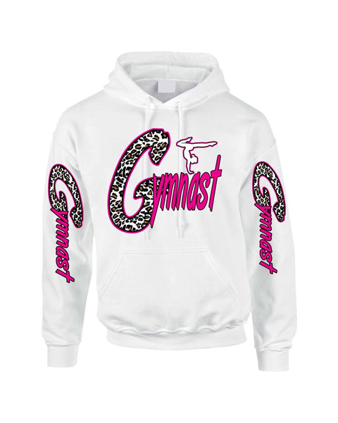 Gymnast White Leopard women's Hoodies - ALLNTRENDSHOP