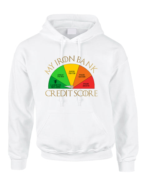 Adult Hoodie My Iron Bank Credit Score Lannister Cool Top